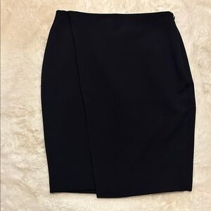 Express Elegant Navy Pencil Skirt
